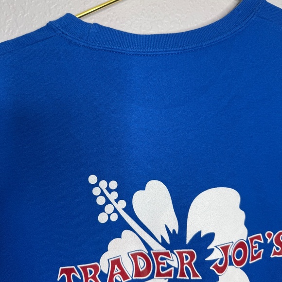 Pre-Owned Royal Blue Trader Joe's crewneck‎ Sweatshirt Size small - Picture 6 of 6